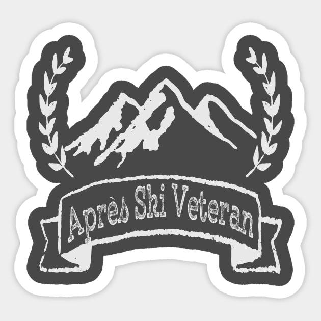 Apres Ski Veteran Sticker by SiGo